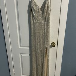Sliver Prom Dress