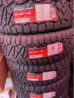 285/70/17 nitto Ridge grappler, tenemos todas las marcas y medidas