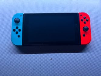 Nintendo Switch with Neon Joy-Cons