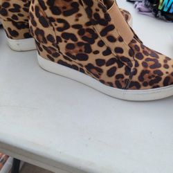 Animal Print Boots