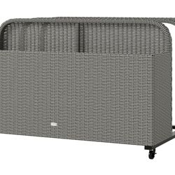 Outsunny Wicker Patio Pool Float Storage - NEW in Box 