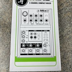 MEZCLADORA COMPACTA MIX5 – 5 CANALES POR SOLO $59! 