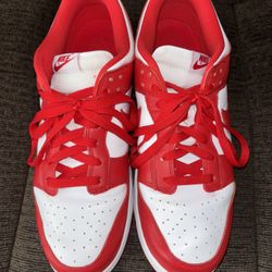 Nike Red & White Dunks