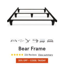 Queen Frame And Foundation (Bear Mattress) 