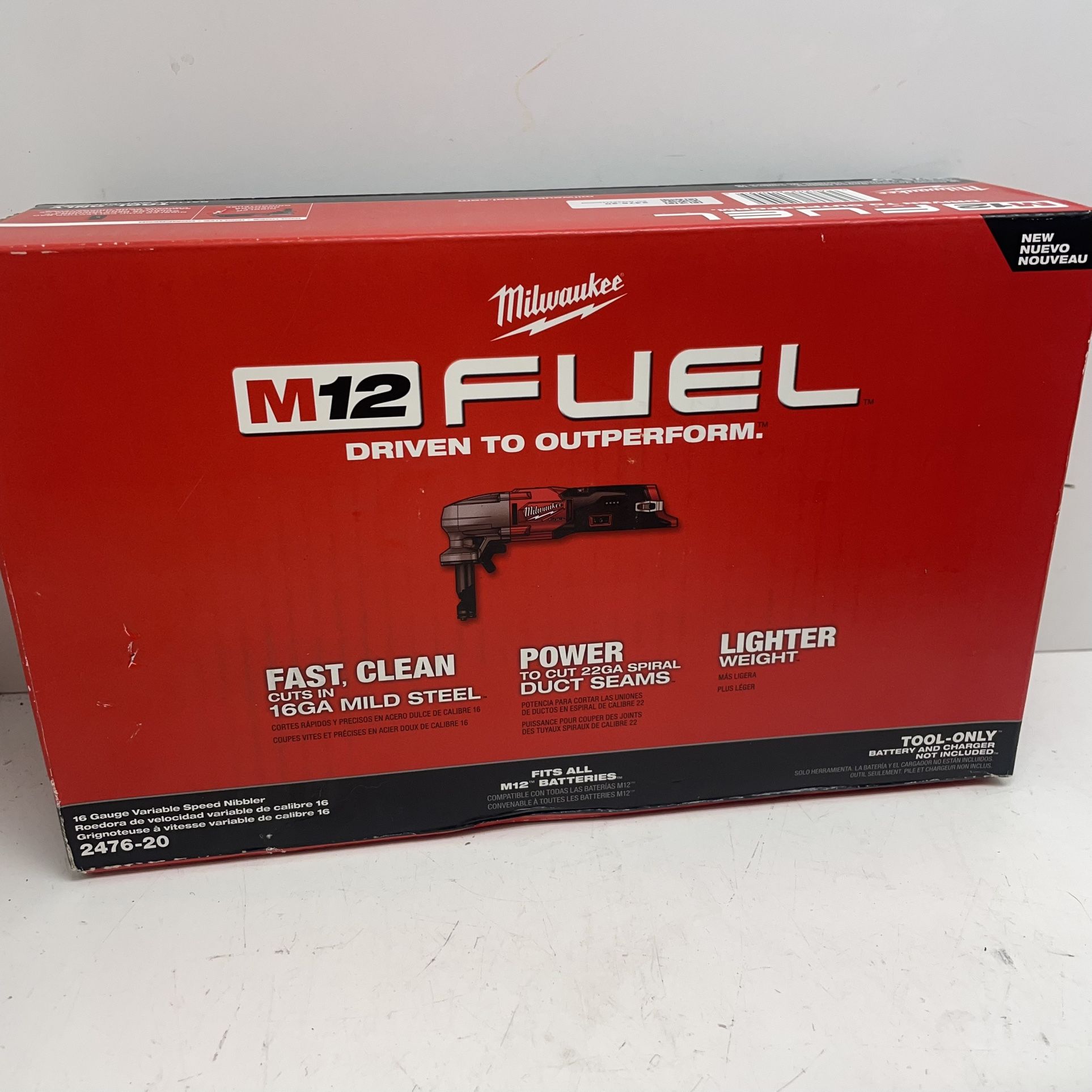 Milwaukee M12 Fuel Brushless Nibbler 197760/12