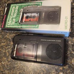 Radio Shack Micro-21 Microcaseette Tape Recorder, as is 