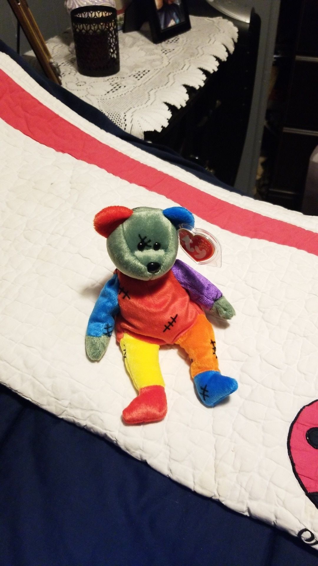 Beanie Baby 2001 Frankenteddy