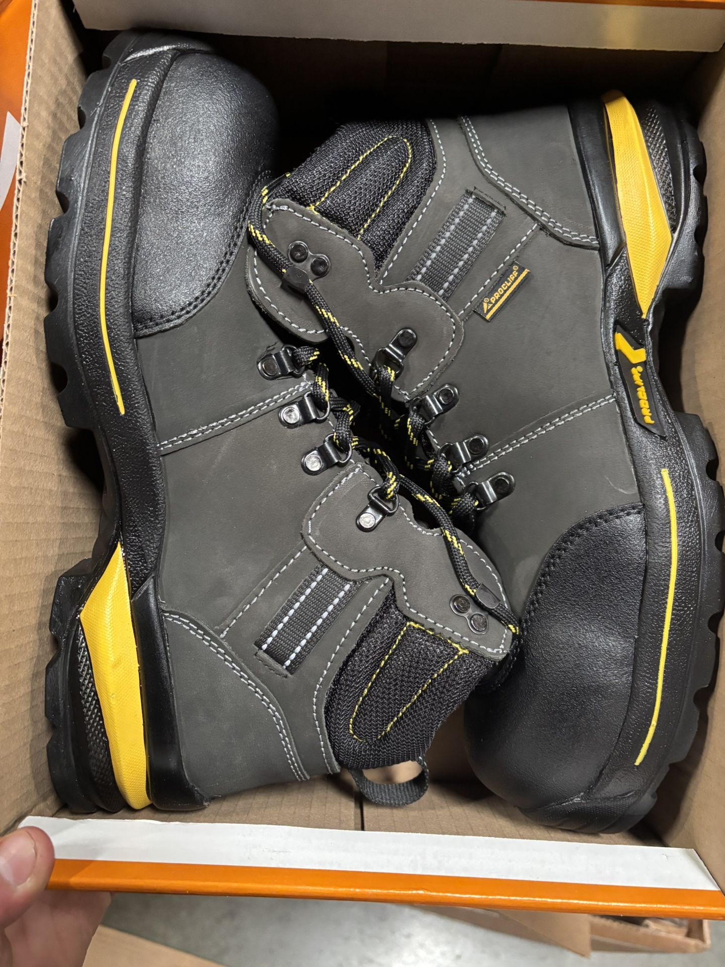 Pro Cliff Steel Toe Work Boots Size 6-11