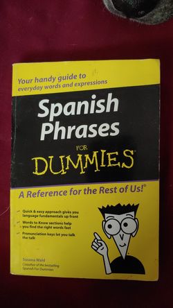 Spanish phrases for dummies reference book