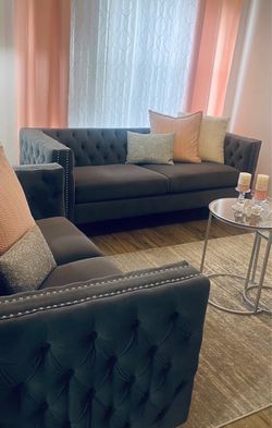 Set of sofas and dining set