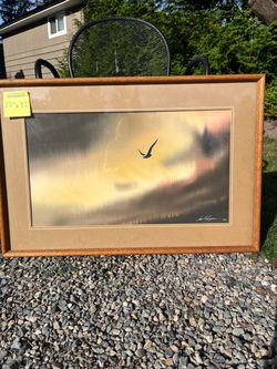 Original Watercolor Dan A. Deegan, a known PNW artist watercolor -wildlife artist /Seattle,