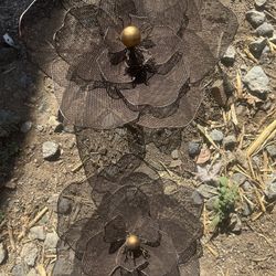 Metal Hanging Flowers 