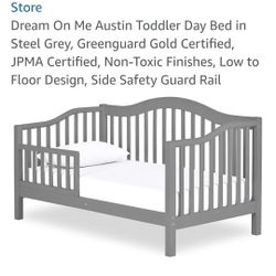 Toddler Bed NEW GRAY 