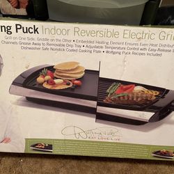 Wolfgang Puck Indoor Reversible Electric Grill/Griddle 