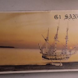 Vintage Lee Valley G1 Santa Maria Wooden Moder Ship
