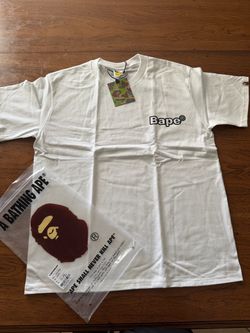 A Bathing Ape BAPE White Logo T-Shirt