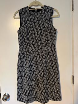 Nine West Black and White Sleeveless Dress