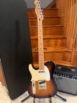 Fender MIM Left Handed Telecaster w/ Hardshell Case, Fender Amp