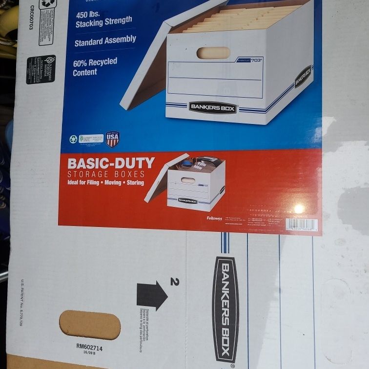 10 Pack Banker Boxes Letter/legal