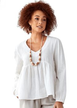 Brand New Linen Top (S/M/L/XL)