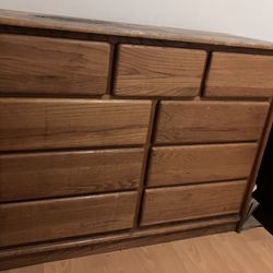 Solid oak dresser