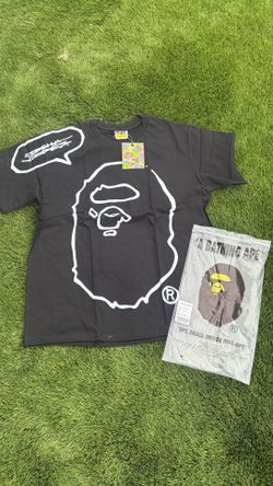White n black bathing ape shirt