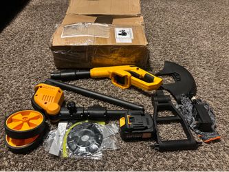 6000mAh Cordless Electric Weed Wacker, 12" Brushless Cordless String Trimmer, 4 in 1 Weed Eater/Brush Cutter/Weed Trimmer with 2*Batteries Powered & A