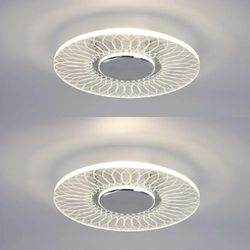 7575: New 2Pack LED RV Ceiling Light Fixture with On&Off Switch, Crystal Acrylic 12V RV Wall Sconce Light for Motorhome Trailer Camper
