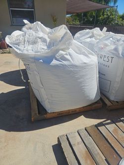 Large landscaping material bags