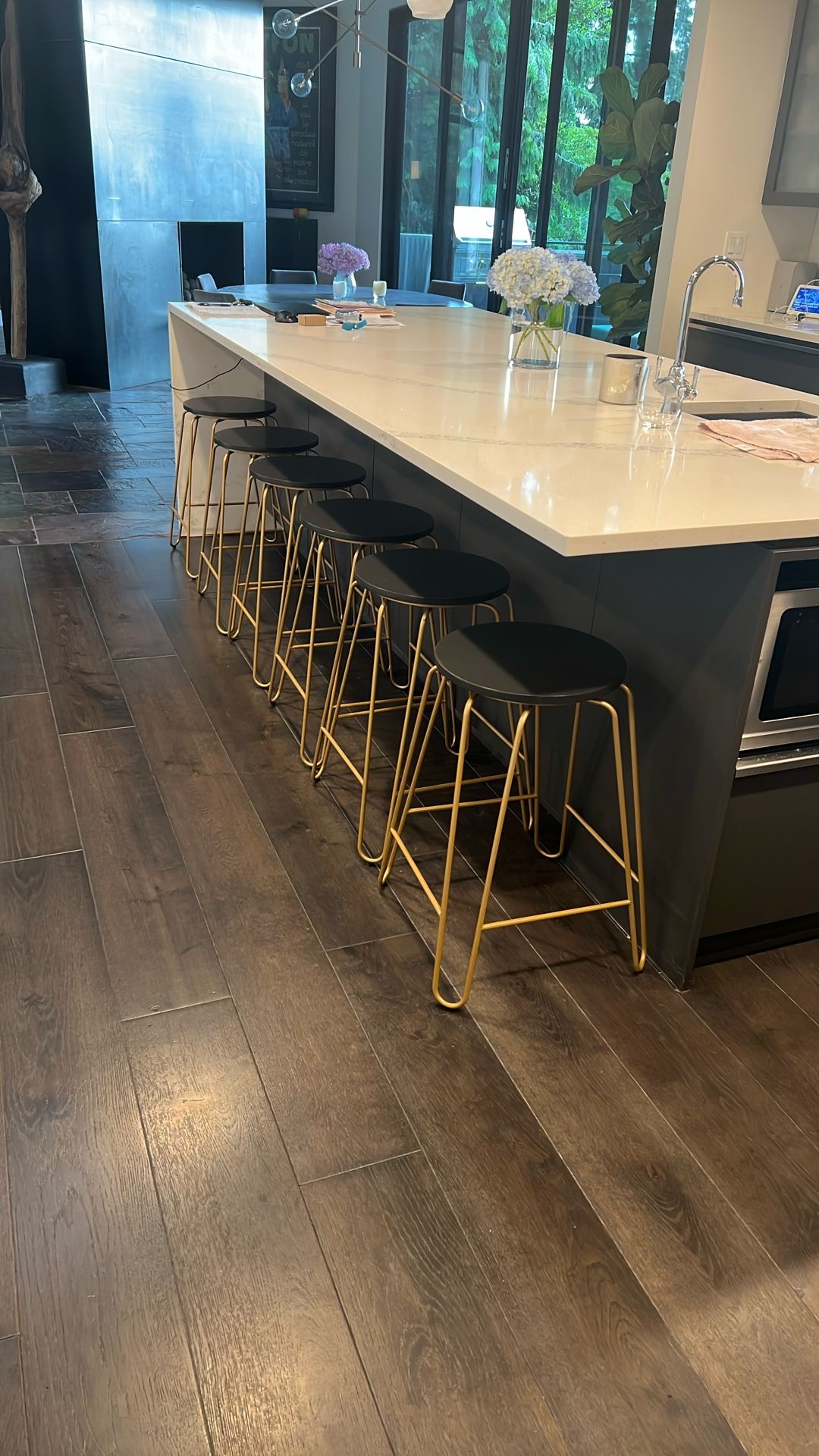 MCM Hairpin Bar Stools