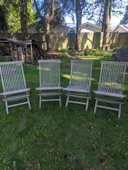 Teak chairs