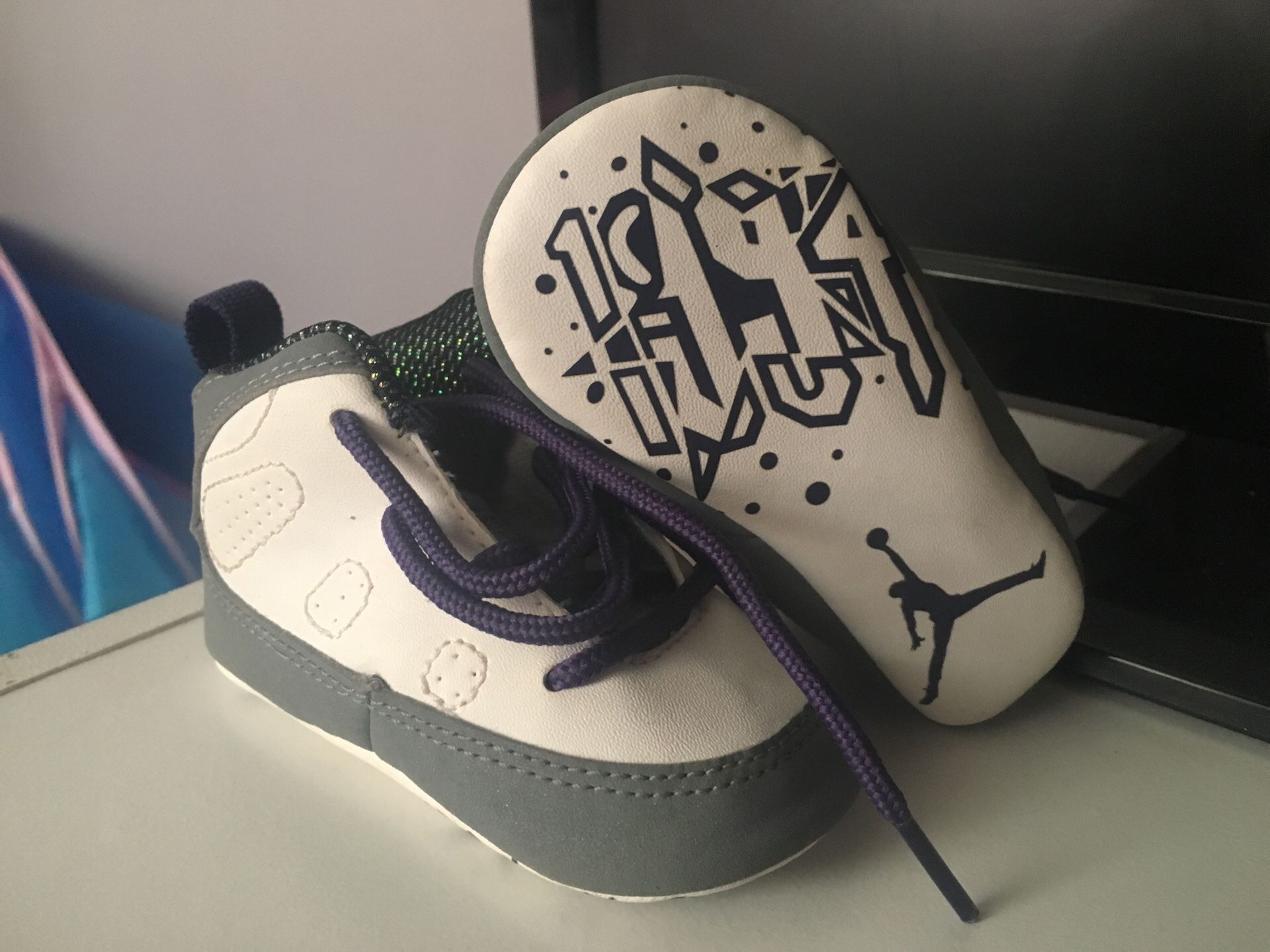 Size 1 baby soft bottom Jordan’s .