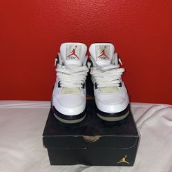 Jordan 4 White Cement