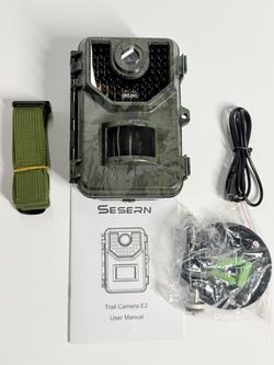 Sesern Trail Camera E2 with Accessories