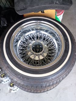 72 spoke wire wheels 13 inch