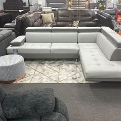 Beautiful Two Tone Grey Modern Sectional Furniture Available Limited Time Only $899