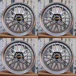 19x8.5 BBS Style Silver Wheels 5x114.3 ET38 CB73.1