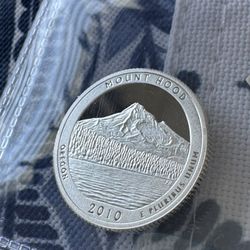 US Silver Proof Quarter Oregon