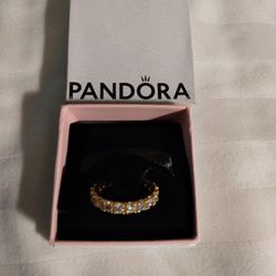 New Pandora Gold Plated  Ring 