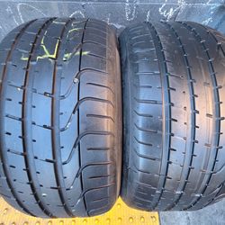 2 USED TIRES PIRELLI 255/40/19