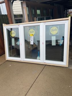 New window Pella replacement casement size w80 h46 $850