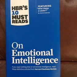 On Emotional Intelligence