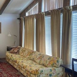 Yellow Floral Couch 