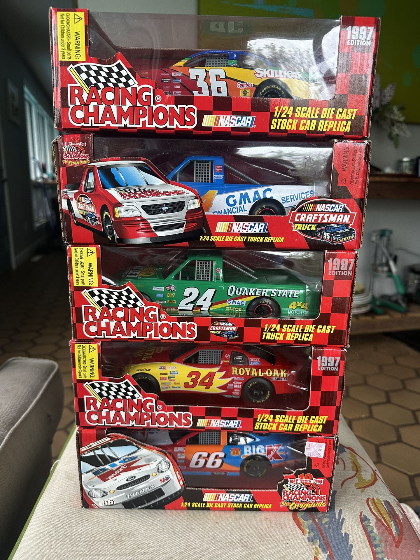 Racing Champions NASCAR Due Cast Cars