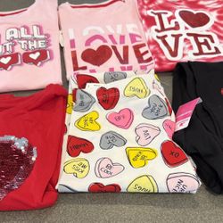 New Lot Of Girls Valentines 💘 Clothes Size 14/16 All For $15! Please Read Post Before Messaging 