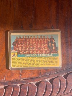 Chicago Cardinals football card