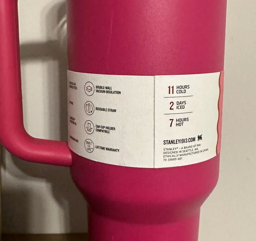 Cosmo Pink Red Valentine’s Day Stanley Cup Target Exclusive Tumbler 
