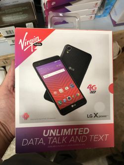 New, LG X Power mobile phone, Virgin Mobile