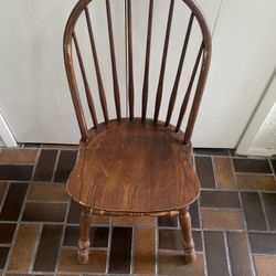 Vintage solid wood chair 