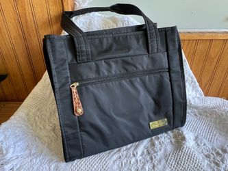 Samantha brown nylon large black bag